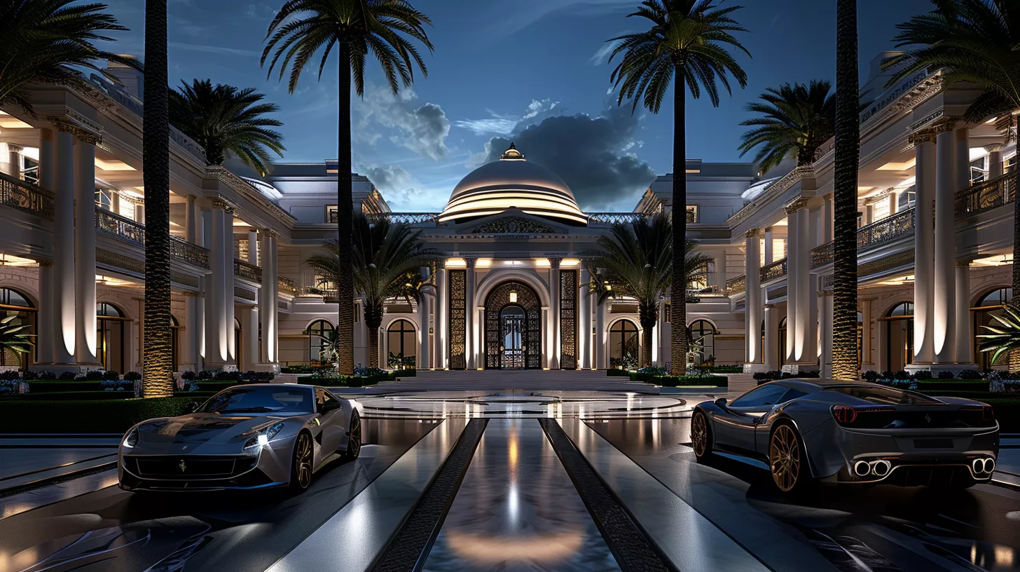 واجهات فلل رومانية كلاسيكية فاخرة | تصميم وتنفيذ عالي الجودة